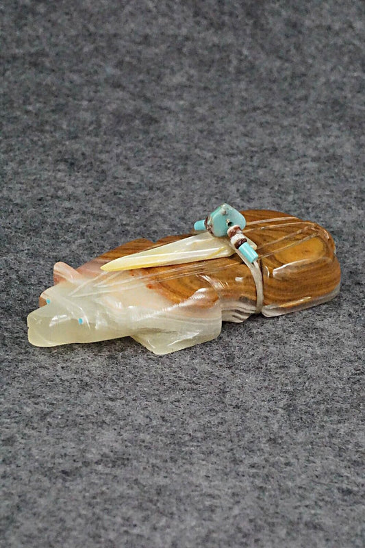 Badger Zuni Fetish Carving - Alex Tsethlikai