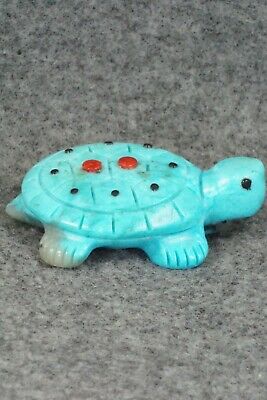 Turtle Zuni Fetish Carving - Reynold Lunasee