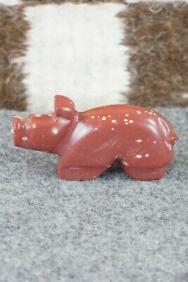 Pig Zuni Fetish Carving - Brandon Phillips
