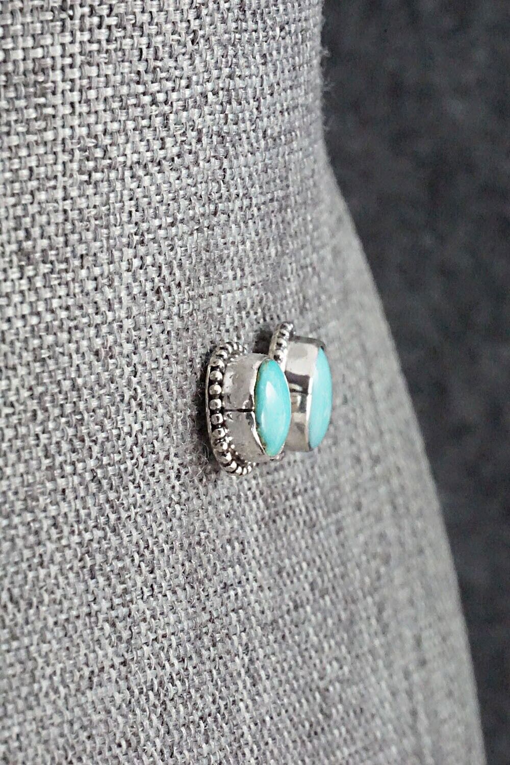 Turquoise & Sterling Silver Earrings - Jan Mariano