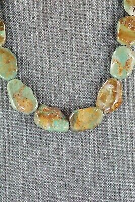 Turquoise & Sterling Silver Necklace - Louise Joe