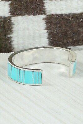 Turquoise & Sterling Silver Bracelet - Viann Haloo - High Lonesome Trading