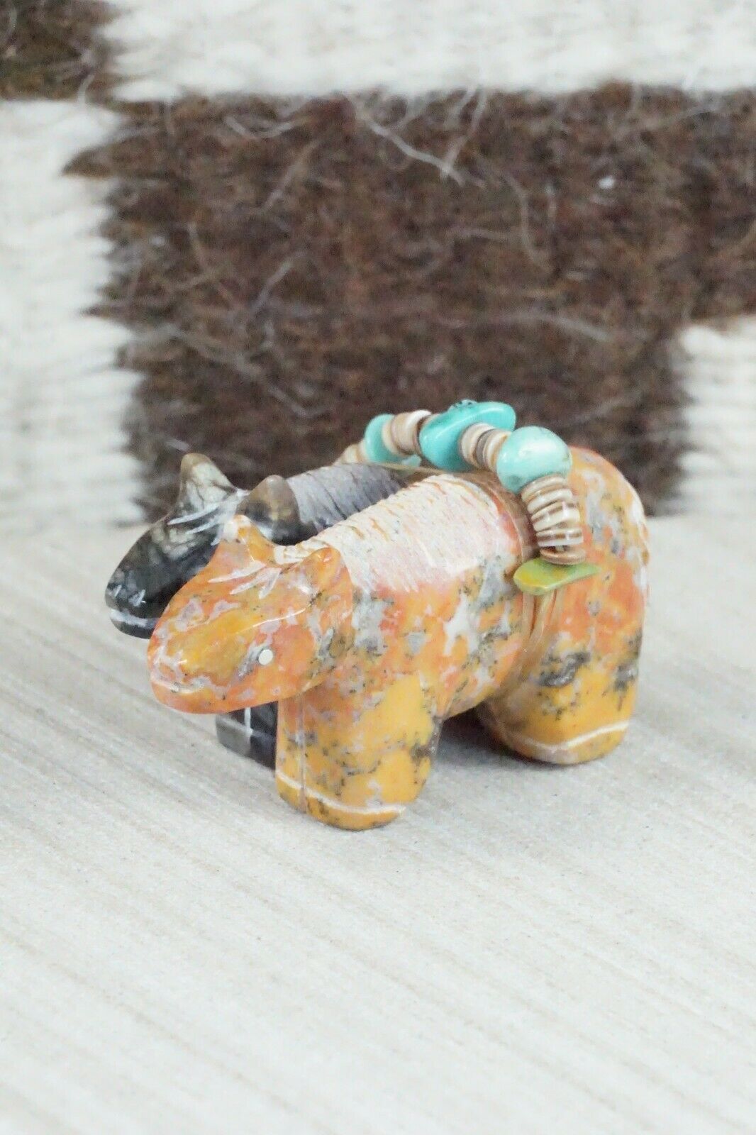 Horse Zuni Fetish Carving - Daisy Natewa - High Lonesome Trading