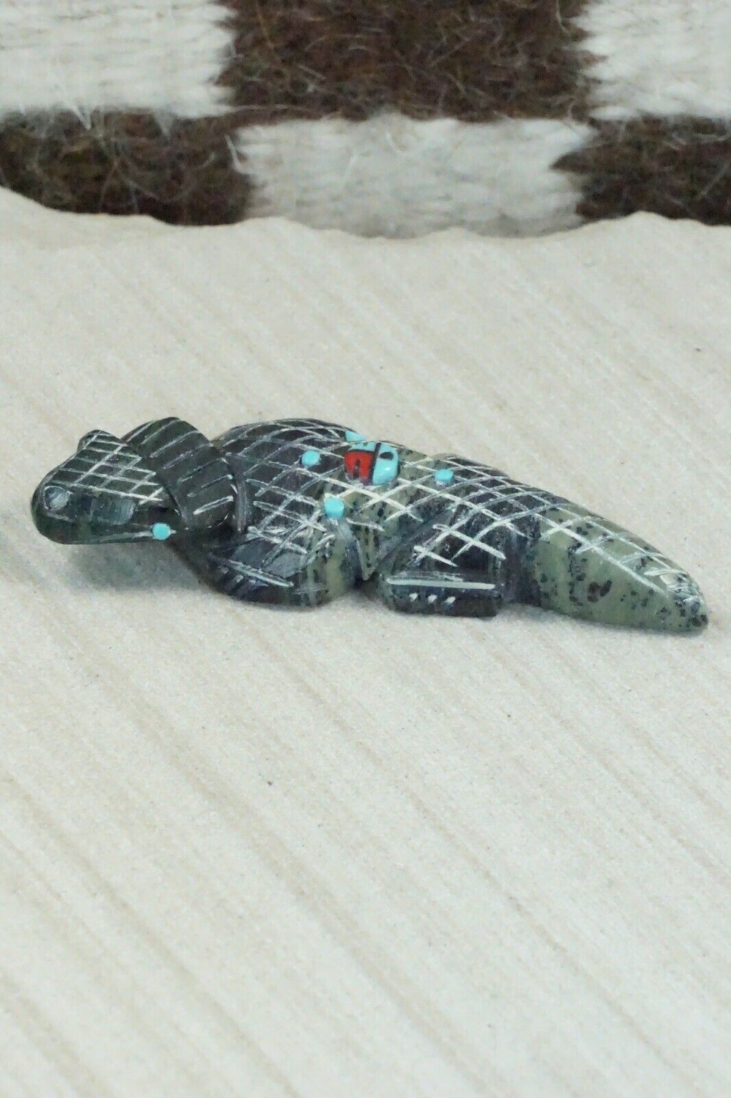 Horned Toad Zuni Fetish Carving - Danette Laate