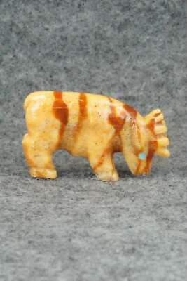 Moose Zuni Fetish Carving - Andres Quandelacy