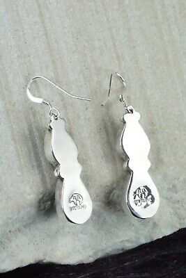 Navajo Turquoise & Sterling Silver Earrings - Irvin Tsosie