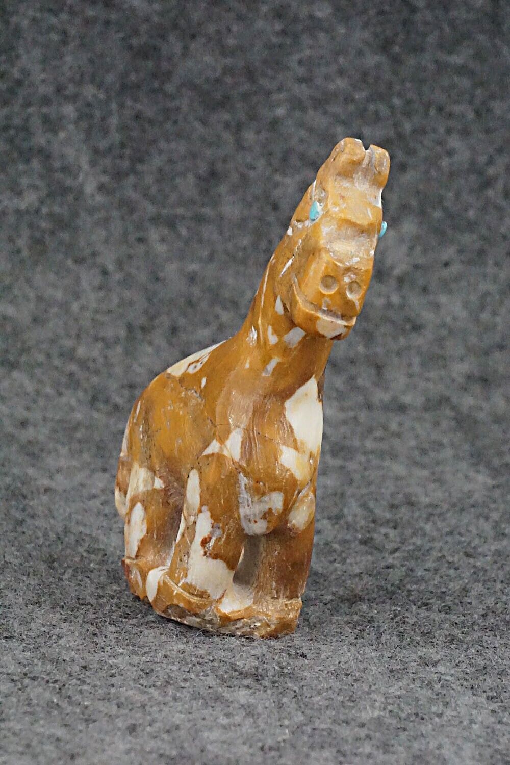 Horse Zuni Fetish Carving - Colton Kaamasee