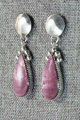 Spiny Oyster and Sterling Silver Earrings - Selina Warner