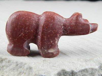 Bear Zuni Fetish Carving- Todd Shebola - High Lonesome Trading