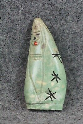 Corn Maiden Zuni Fetish Carving - Sandra Quandelacy