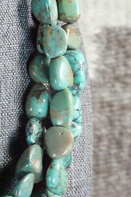 Turquoise & Sterling Silver Necklace - Navajo