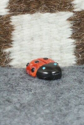 Lady Bug Zuni Fetish Carving - Reynold Lunasee