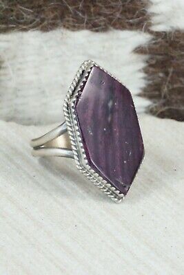 Spiny Oyster and Sterling Silver Ring - Selina Warner - Size 9.5