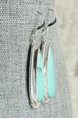 Turquoise & Sterling Silver Earrings - Sharon McCarthy