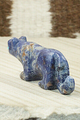 Mountain Lion Zuni Fetish Carving - Ronnie Lunasee