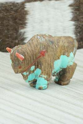 Buffalo Zuni Fetish Carving - Andres Quandelacy