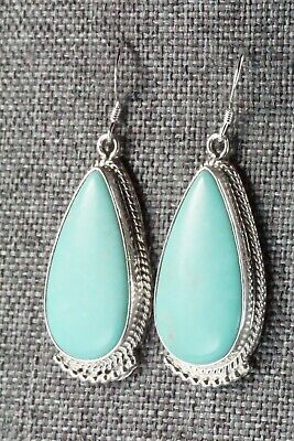 Turquoise & Sterling Silver Earrings - Sharon McCarthy