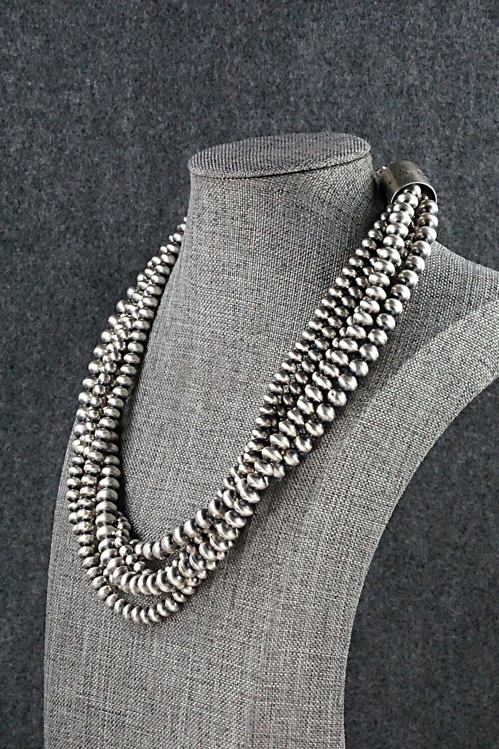 Sterling Silver Navajo Pearl Necklace - Jan Mariano