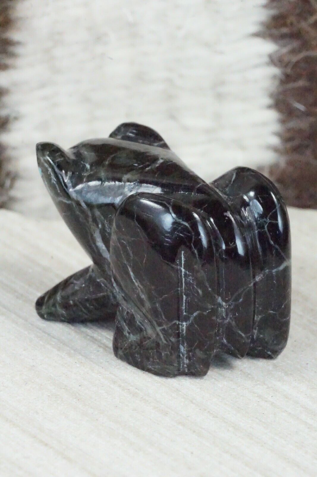 Frog Zuni Fetish Carving - Rick Quam - High Lonesome Trading