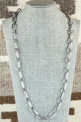 Sterling Silver Chain Necklace - Lawrence Yazzie