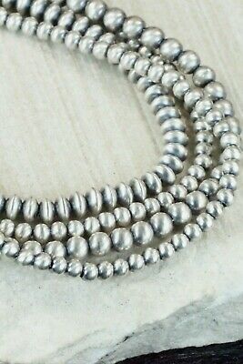 Sterling Silver Navajo Pearl Necklace - Jan Mariano