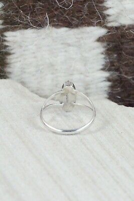 Spiny Oyster & Sterling Silver Ring - Robert Martinez - Size 7