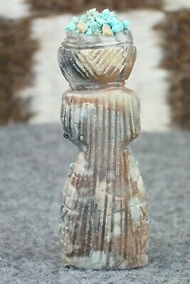 Corn Maiden Zuni Fetish Carving - Carl Etsate