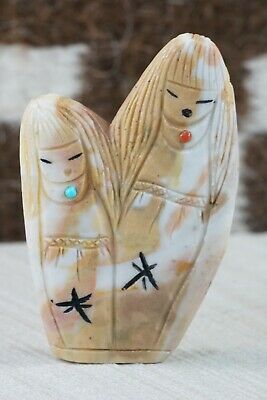 Corn Maiden Zuni Fetish Carving - Sandra Quandelacy