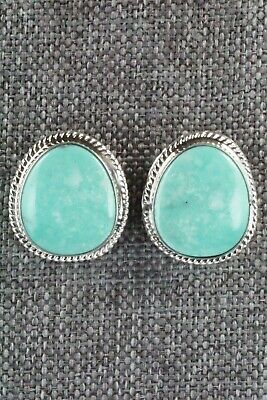 Turquoise & Sterling Silver Earrings - Verley Betone