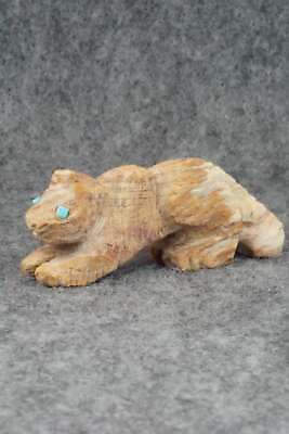 Mountain Lion Zuni Fetish Carving - Jon Quam