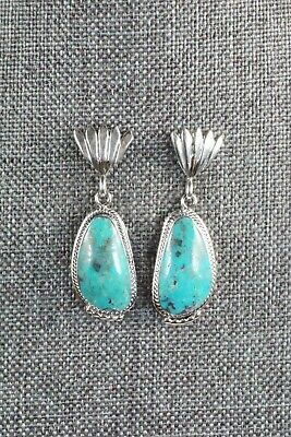 Turquoise and Sterling Silver Earrings - Sharon McCarthy
