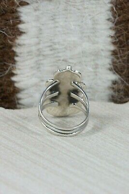 Navajo Turquoise and Sterling Silver Ring - Garrison Boyd - Size 6.5