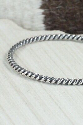Sterling Silver Bangle - Elaine Tahe