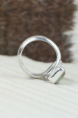 Turquoise & Sterling Silver Ring - Bobby Platero - Size 7