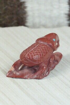Beetle Zuni Fetish Carving - Derrick Kaamasee