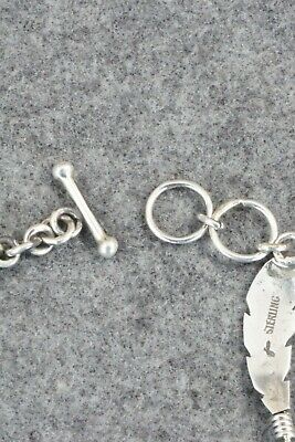 Sterling Silver Feather Link Bracelet - Joe Mace