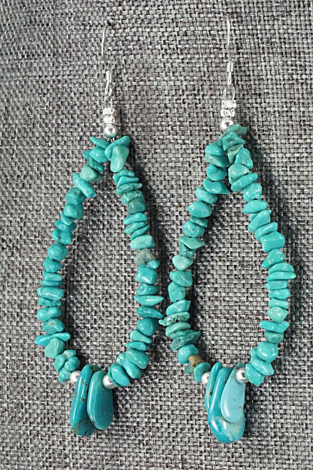 Turquoise & Sterling Silver Earrings - Tammy Nolcot