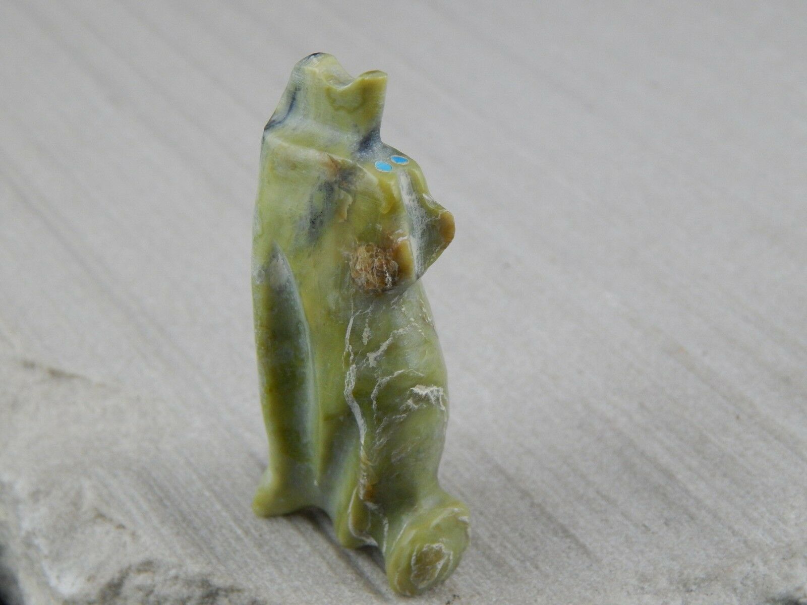 Coyote Zuni Fetish Carving- Kelly Lementino - High Lonesome Trading