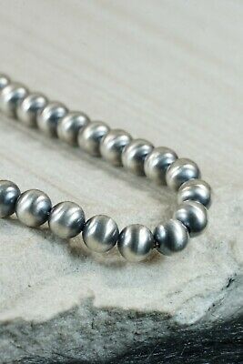 Navajo Sterling Silver Pearl Necklace - Jan Mariano