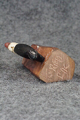 Woodpecker Zuni Fetish Carving - Justin Red Elk