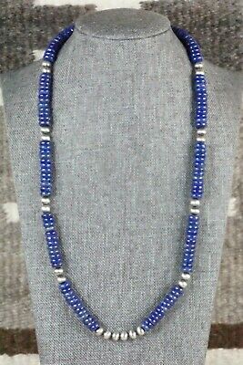 Lapis & Sterling Silver Necklace - Navajo