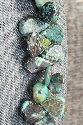 Turquoise & Sterling Silver Necklace - Navajo