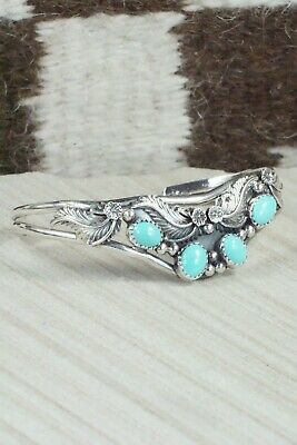 Turquoise & Sterling Silver Bracelet - Roberta Begay