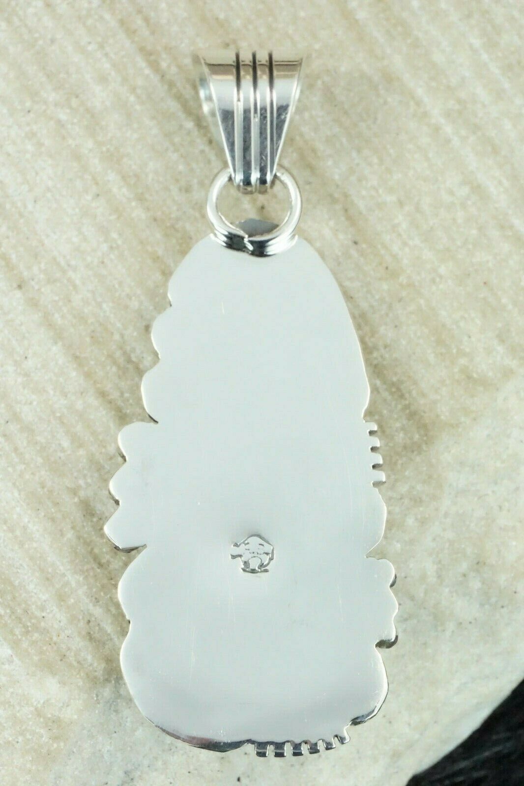 Turquoise and Sterling Silver Pendant - Daniel Benally