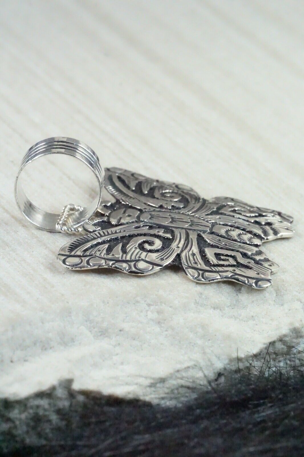 Navajo Sterling Silver Pendant - Richard Singer