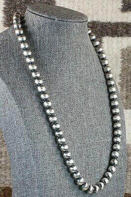Navajo Sterling Silver Pearl Necklace - Jan Mariano