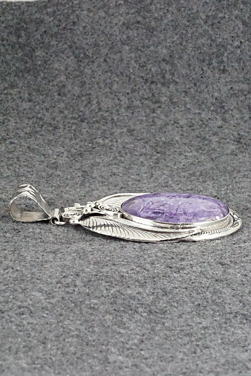 Charoite & Sterling Silver Pendant - Davey Morgan