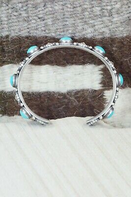 Turquoise & Sterling Silver Bracelet - Bobby Platero