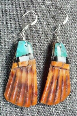 Multi Stone & Sterling Silver Earrings - Torevia Crespin