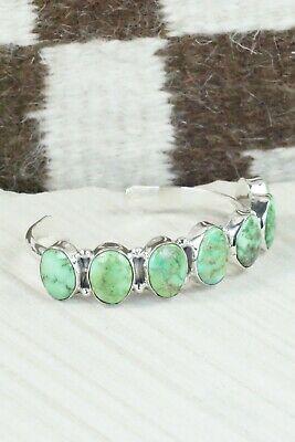 Turquoise & Sterling Silver Bracelet - Thomas Yazzie - High Lonesome Trading
